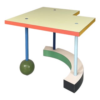 Italian Modern Hollywood Coffee Table in Formica by Peter Shire for Memphis, 1983 For Sale