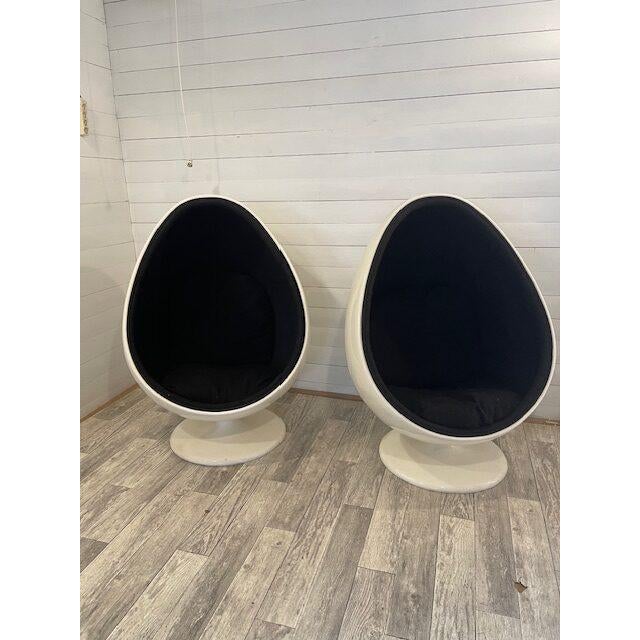 Vintage Egg Ovalia Armchair from Thor-Larsen, 1970s, Set of 2 For Sale - Image 14 of 17