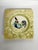 Ceramic Vide-Poche with rooster decoration, France, mid-20th century. Charming square trinket dish in glazed ceramic,...