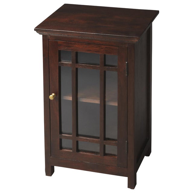 Transitional Baxter Transitional Cabinet, Dark Brown For Sale - Image 3 of 3