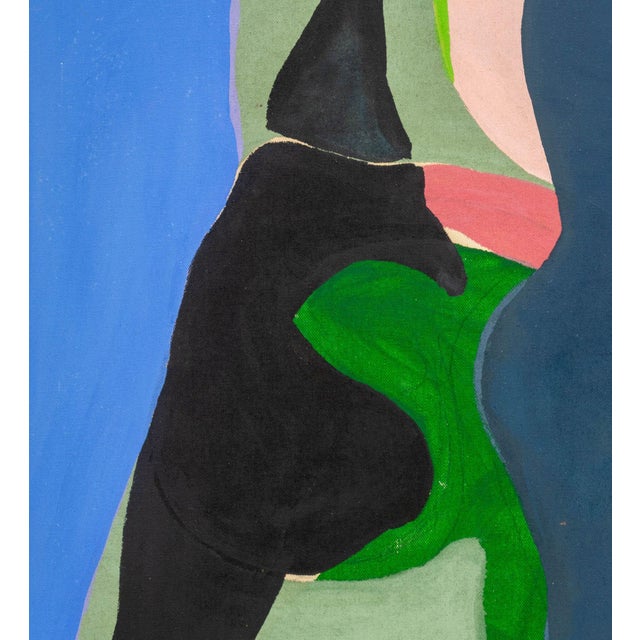 Jack Roth (American, 1927-2004), Untitled, Acrylic on Canvas, estate stamp and marked "JR 4196" verso, unframed. 32.5" H x...