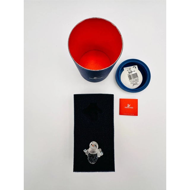 Transparent Swarovski Schneekind Little Snowman Figurine 624572 Retired For Sale - Image 8 of 8