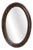 Oval Rattan Manou Mirror, 1970s For Sale