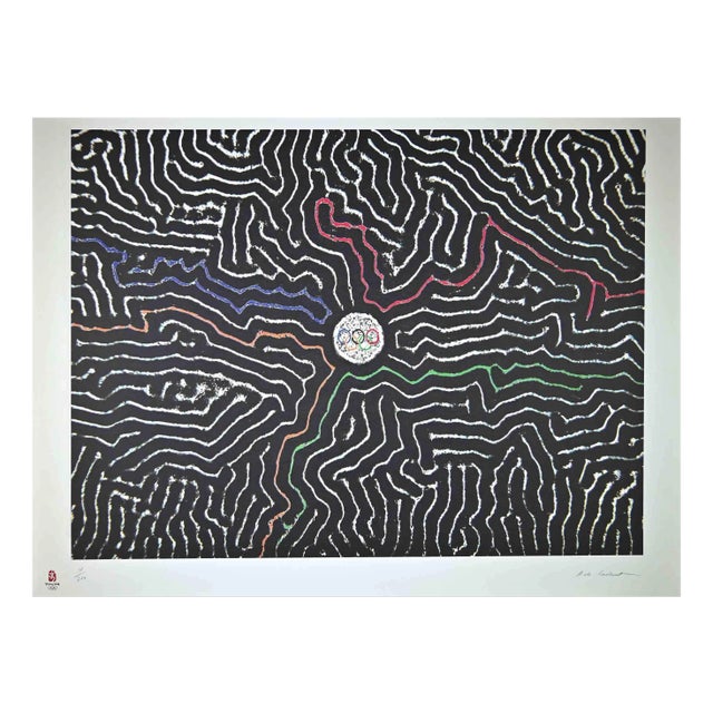 Alexander De Cadenet, Olympic Games Beijing 2008, Lithograph, 2008 For Sale