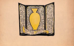 Lanvin of Paris Original Circa 1950s Advertising Watercolor Artwork