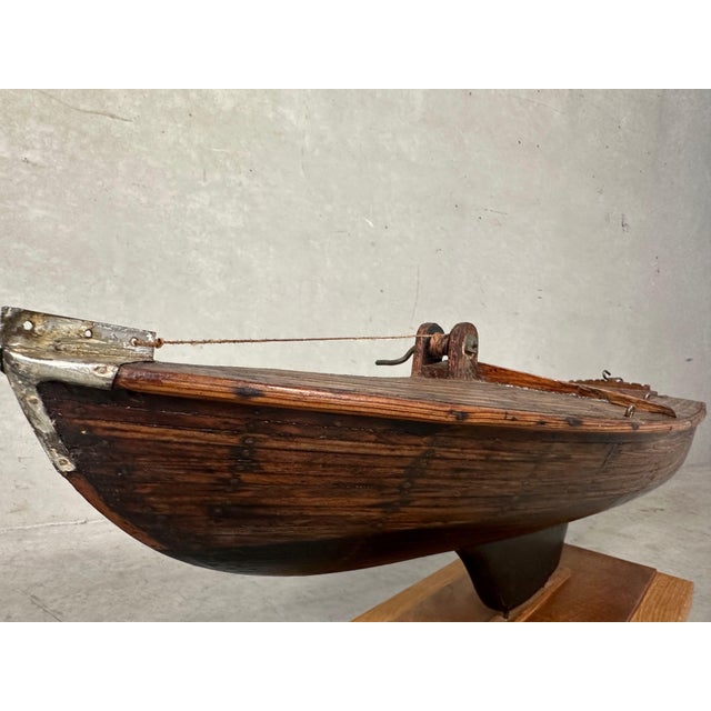 Wood Antique Wooden Yacht, 1920s For Sale - Image 7 of 18