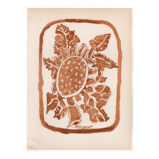 Georges Braque, Sunflower and Daisies, 1955, Lithograph For Sale