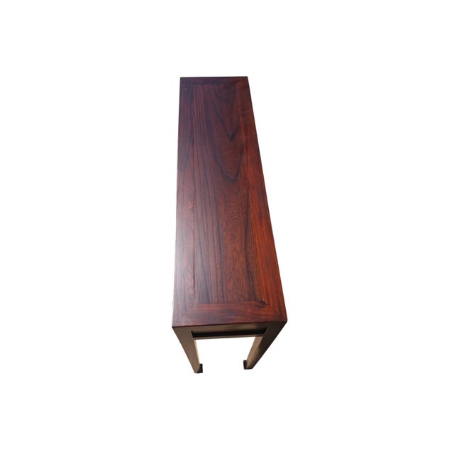 Late 19th Century Vintage Chinese 37" Long 3-Drawer Console Table For Sale - Image 5 of 6