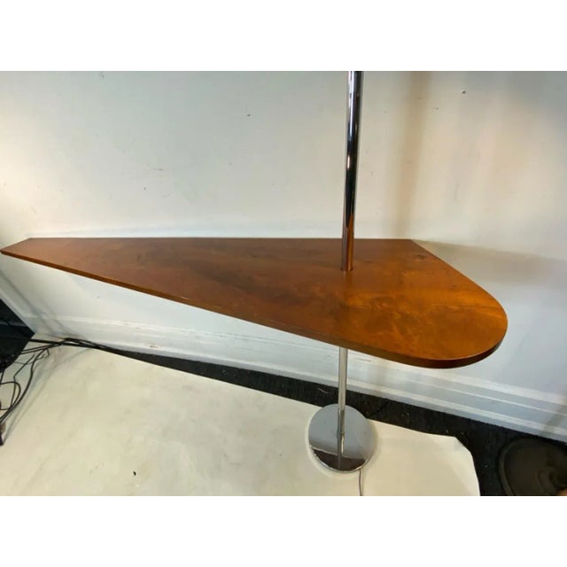 1940s 1940s Modernist Organic Wood Shelf Floor Lamp Attributed to Vladimir Kagan For Sale - Image 5 of 9