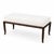 Mid-Century Modern Mid Century Modern Walnut in White Boucle For Sale - Image 3 of 5