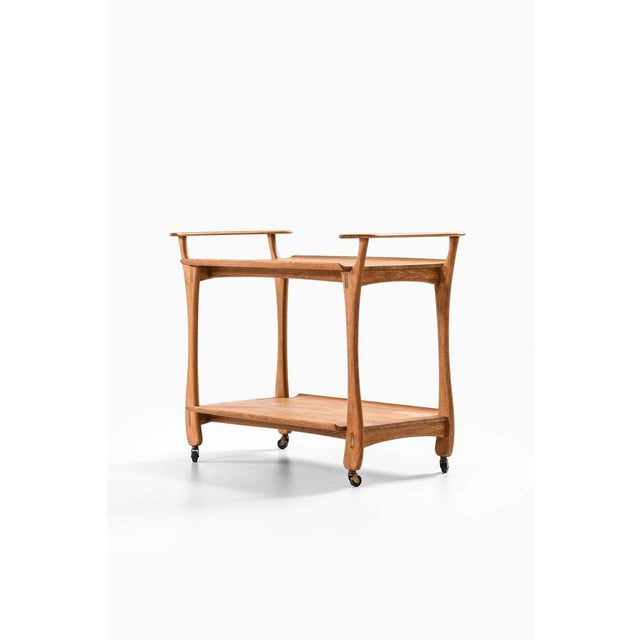 Scandinavian Modern Oak Trolley by Jens Quistgaard, 1950s For Sale - Image 3 of 8