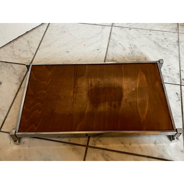 Modern Chromed Tray by Jacques Adnet, 1930s For Sale - Image 14 of 14