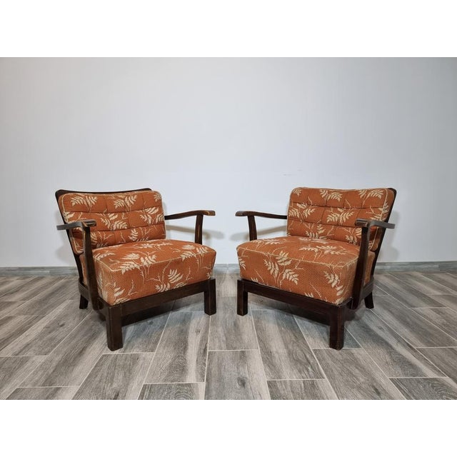 Set of Art Deco Armchairs from Thonet For Sale - Image 5 of 18