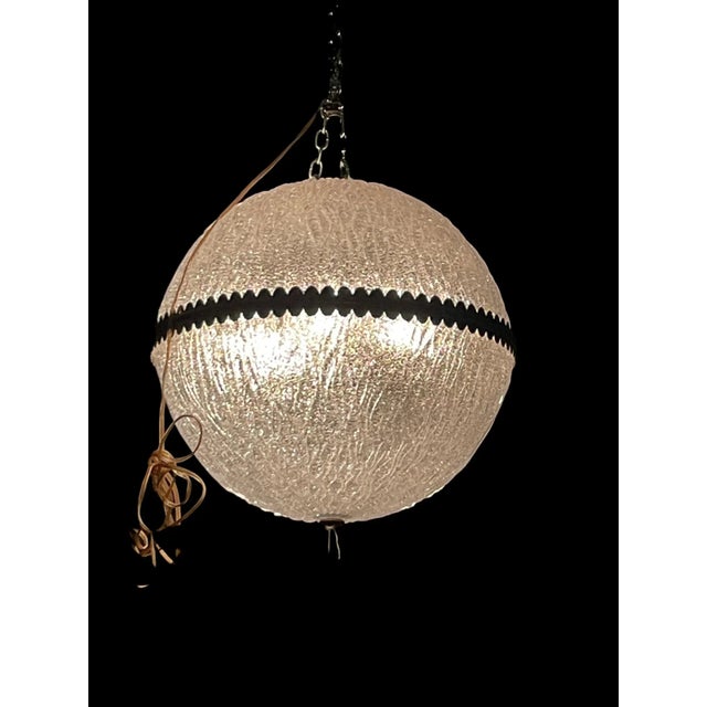 Contemporary 1960s Large Murano Glass Chandelier by Barovier and Toso For Sale - Image 3 of 9