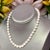 2010s Akoya Pearl Necklace 14k Yellow Gold Certified For Sale - Image 5 of 10