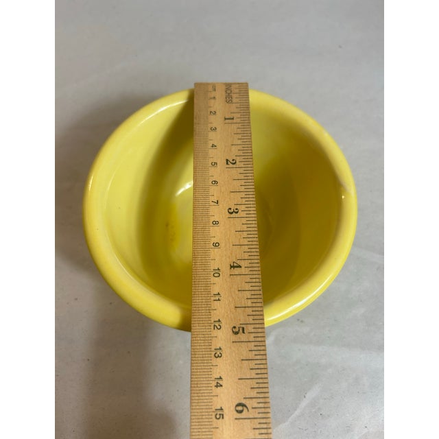 Turquoise Vintage 1950’s Bauer Pottery Mixing Bowl Set Starburst Pastel - 5 Piece For Sale - Image 8 of 12