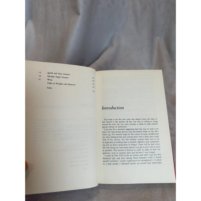 Red Vintage 1969 the New Cook’s Cookbook by Carol Guilford. For Sale - Image 8 of 12