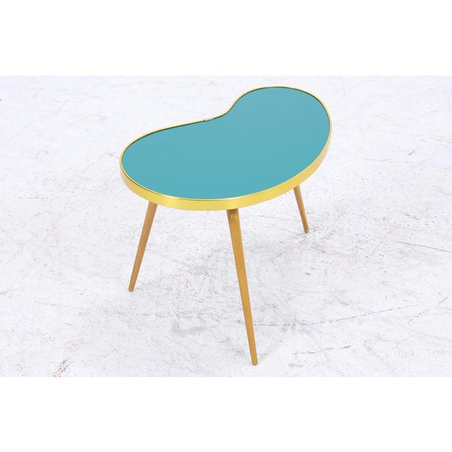 Wood Vintage Kidney-Shaped Table, 1960s For Sale - Image 7 of 9