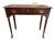 Late 20th Century Pennsylvania House Queen Anne Style Solid Cherry Console Table For Sale
