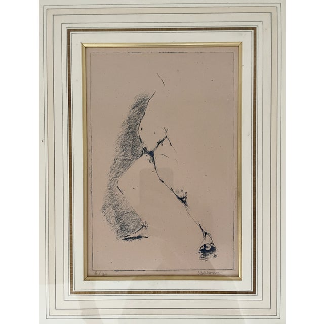 "Male Nude" Serigraph 6/30 by Gary Weisman (American, 1952) For Sale - Image 4 of 12