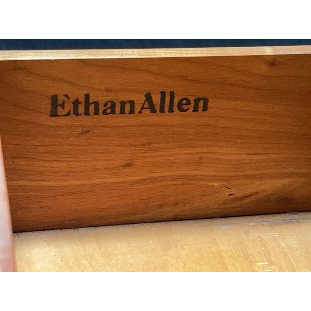 Ethan Allen Georgian Court Cherry Gentleman’s Chest For Sale In San Diego - Image 6 of 9