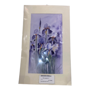 Iris Azzurro, Bergamin Ornella - Original Watercolor (2026)