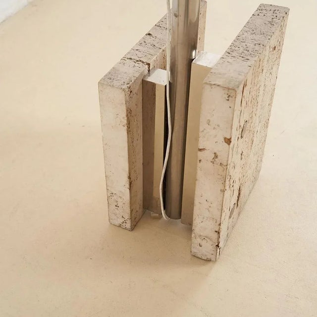 Metal Arched Lamp attributed to Giuliano Cesari and Enrico Panzeri for Nucleo, 1970s For Sale - Image 7 of 12