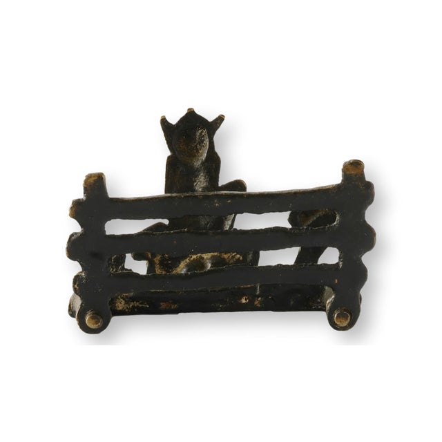 English Circa 1900 English Brass Imp Letter Rack For Sale - Image 3 of 5