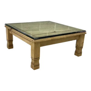 Rustic Farmhouse Pine Coffee Table