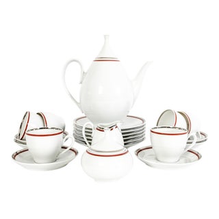 Art Deco German Porcelain Luncheon Set For Sale