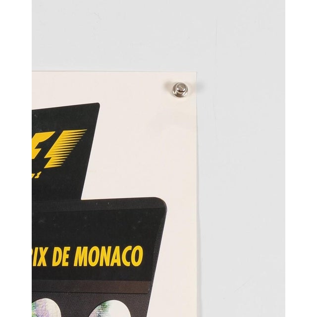 1990s Vintage Monaco Grand Prix Motorsport Poster, 1997 For Sale - Image 5 of 9