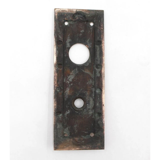 Mid 20th Century Italian Renaissance Polished Brass Door Back Plate For Sale - Image 4 of 4