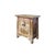 This hand-crafted wooden accent cabinet features a striking distressed finish that effortlessly blends rustic charm with...