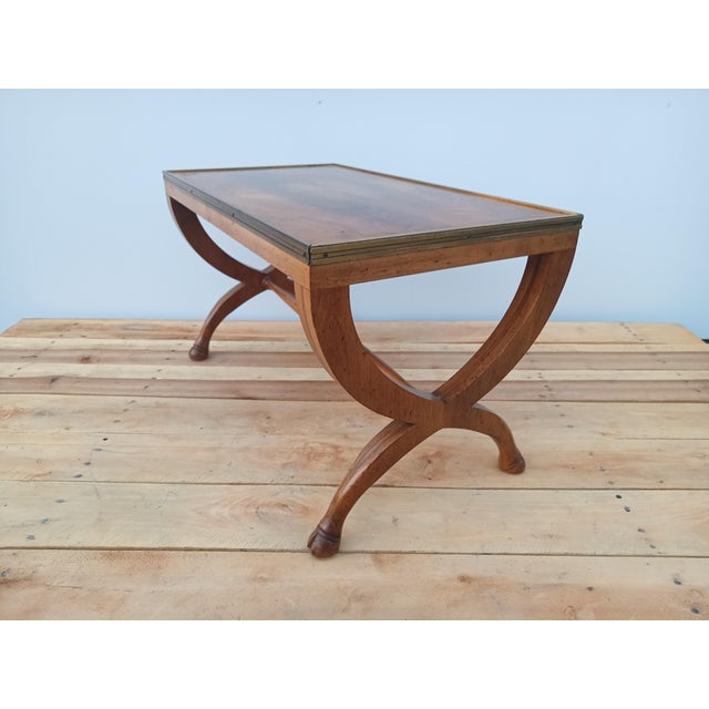 1970s Mid-Century Coffee Table With Goat Feet For Sale - Image 11 of 14