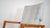 Brown Design Within Reach Risom Rocker and Jens Ottoman, a Set For Sale - Image 8 of 18