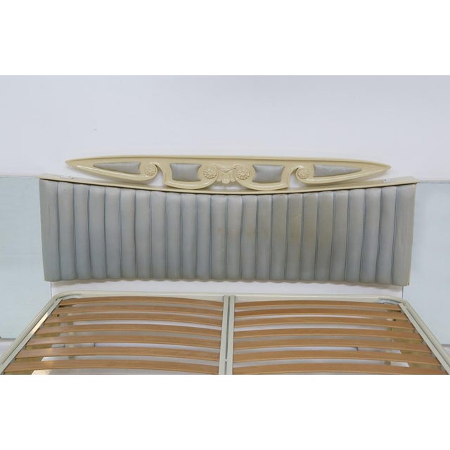 Italian Bed by Giovanni Gariboldi for Gina Lollobrigida, 1950s For Sale - Image 10 of 16