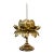 Brass Lotus Candle Holder by Feldman in the Style of Tommi Parzinger For Sale