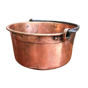 Early 19th Century French Hammered Copper Kettle