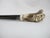 Early 20th Century Carved Deer Antler Grim Reaper Face Hidden Blade Folk Art Walking Stick Cane For Sale - Image 5 of 12