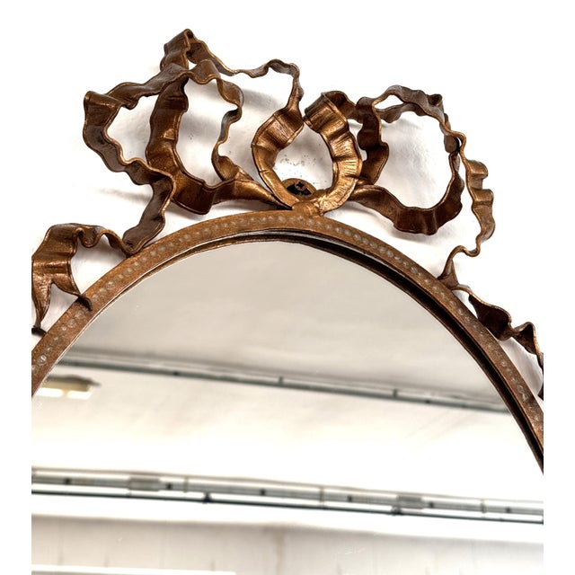 Mid-Century Modern Italian Wrought Iron Wall Mirrors, 1950s, Set of 2 For Sale - Image 11 of 18
