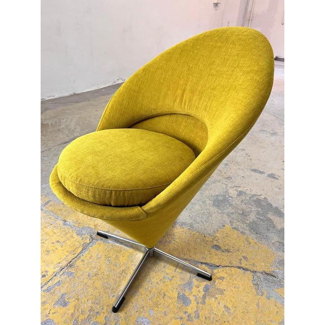 Yellow Cone Chair by Verner Panton For Sale - Image 3 of 11