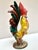 Colorful pottery ceramic bold colorful Americana rooster decor accent. Lots of color and texture. Perfect for the kitchen...