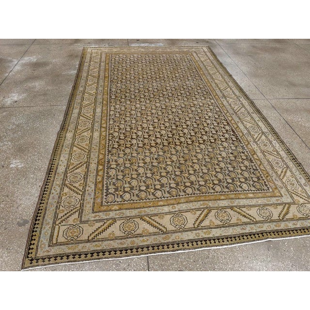 Textile Galerie Shabab Collection Mid-20th Century Persian Malayer Gallery Carpet For Sale - Image 7 of 10