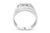 Embrace the epitome of elegance and masculine charm with this exquisite men's .925 sterling silver band, a piece that...