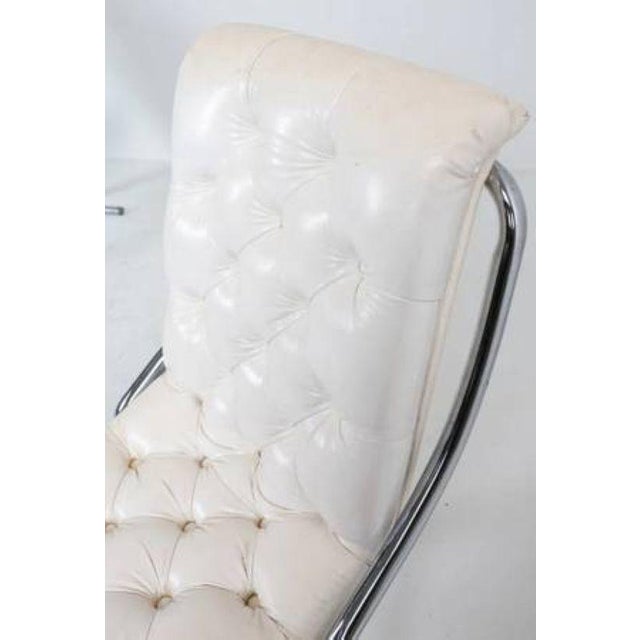 1970s Set 6 Daystrom Tufted Cantilever 1970s Dining Chairs For Sale - Image 5 of 12