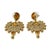 1990s Mughal Style Gold-Plated and Rhinestone Earrings from Christian Dior, Early 1990s, Set of 2 For Sale - Image 5 of 10