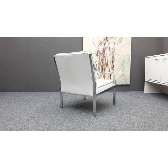 Mid-Century Modern Leather Armchair by Rudolf Glatzel for Walter Knoll, 1970s For Sale - Image 3 of 10