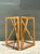 Vintage Wrapped Rattan Dining Table Pedestal For Sale - Image 9 of 16