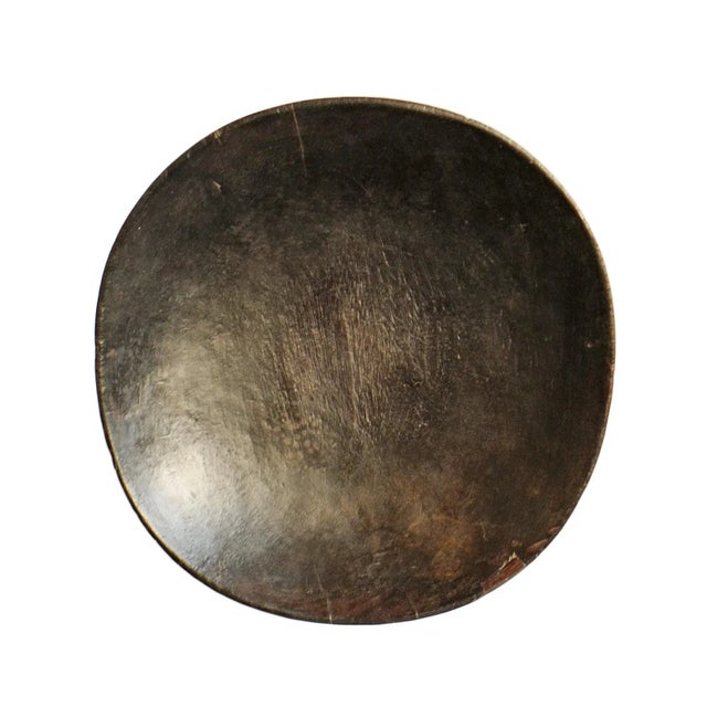 Modern Vintage Naga Serving Bowl Stool For Sale - Image 3 of 5