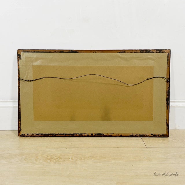 Vintage Pastel Landscape Original Artwork Signed Scott For Sale - Image 10 of 10